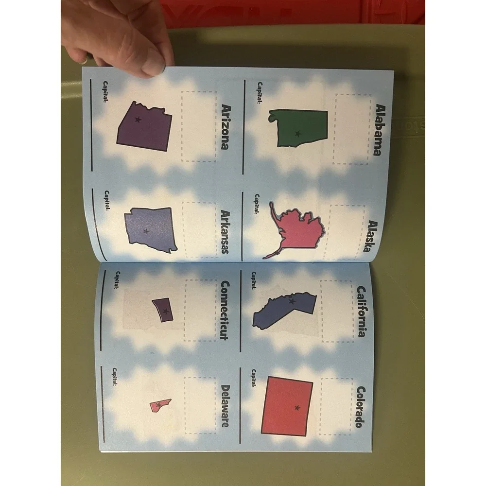 My License Plate‎ Travel Book Stickers New Summer Travel Kids Games